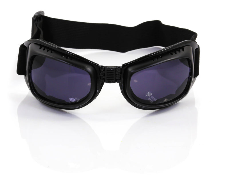 Black Aviator Goggles Glasses Vintage Victorian Welding Cosplay Goth Punk Costume