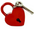 PAD LOCK HEART